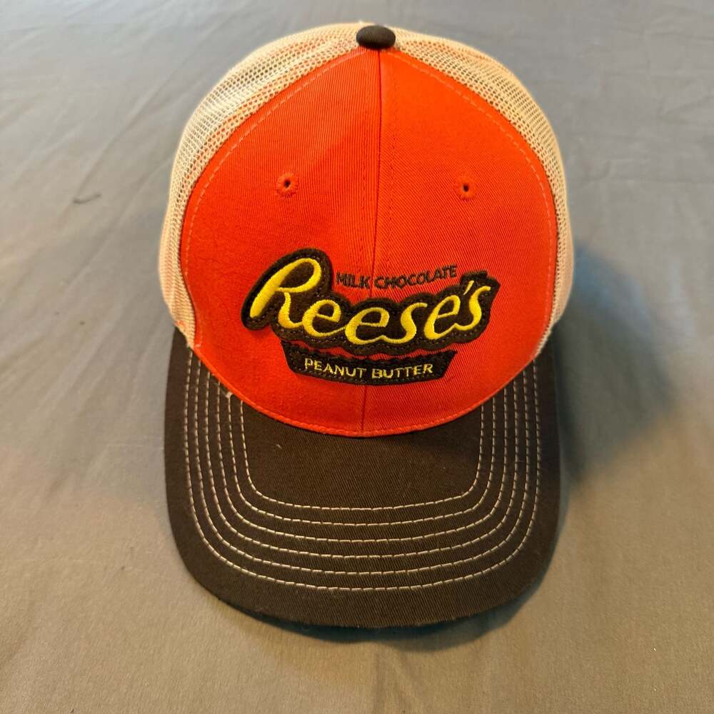 Reese's Peanut Butter Cup Embroidered Trucker Hat Cap
